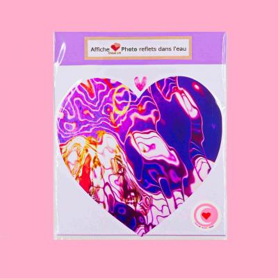 Coeur violet 