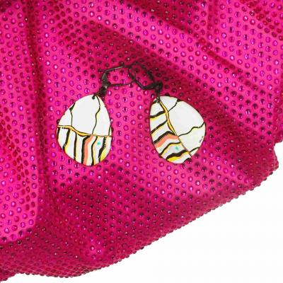 Boucles blanches gouttes