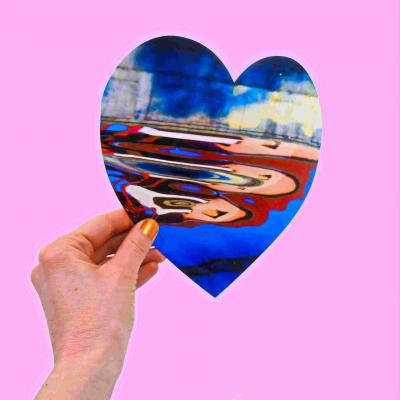 Coeur lauch bleu