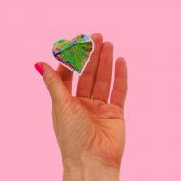 Coeur vert 