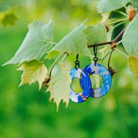 Boucles reflets dans l'eau