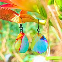 Gouttes bleues claires o