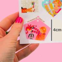 Stickers dessin avec cm 
