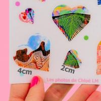 Stickers photo avec cm